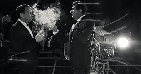 Frank Sinatra And Dean Martin In Tuxedos Smokin It Up 1962 Imgur