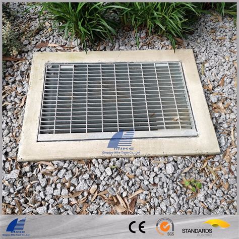 Galvanized Heavy Duty Steel Grate For Trench Sump Drainage Cover