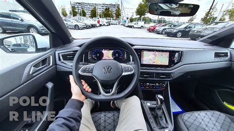 New Volkswagen Polo R Line Test Drive Pov 2022 Youtube