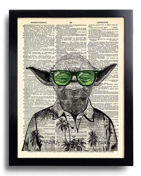 Yoda Poster Star Wars Poster Star Wars Art Geek Wall Art Yoda Art