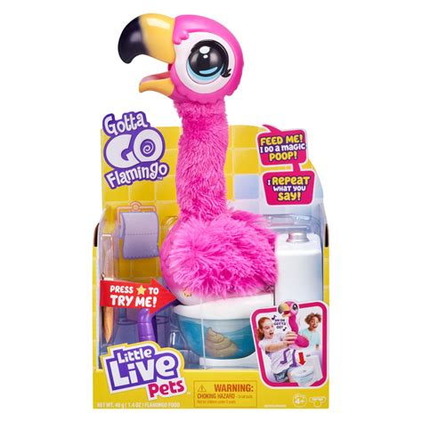 Little Live Pets Gotta Go Flamingo Series 1 Single Pack | Dolls, Pets ...