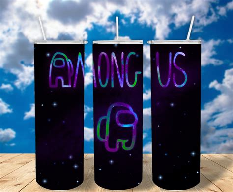 Among Us Tumblers Video Game Tumblers 20 Oz Ts For Etsy