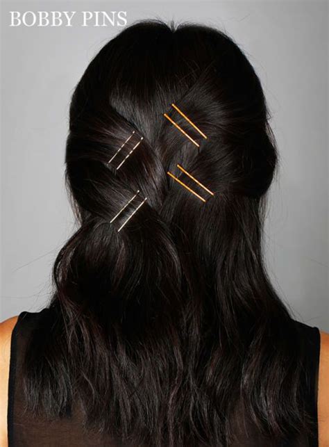 Ideas For Hairstyles With Bobby Pins How To Use Bobby Pins