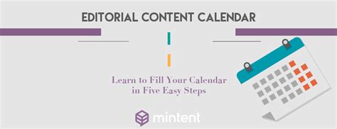 Editorial Calendar Learn To Fill Your Calendar In 5 Easy