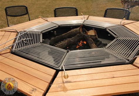 This Fire Pit Grill And Table Combo Is Every Mans Dream Fire Pit