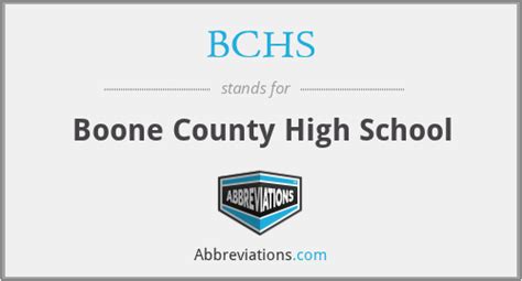 Bchs Boone County High School