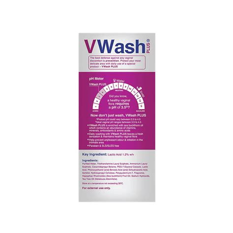 VWash Plus Expert Intimate Hygiene Wash Refresh Revitalize