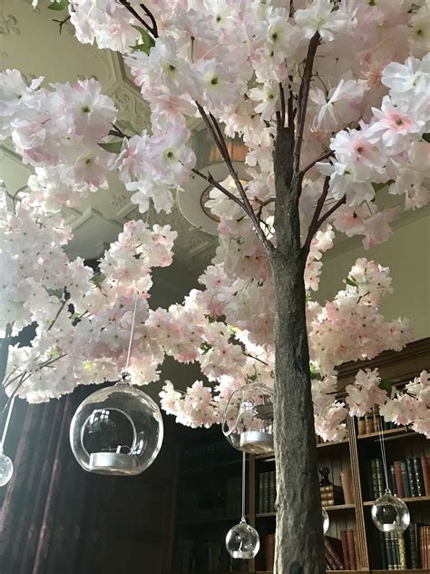 Blush Cherry Blossom Tree Centrepieces £15 To Hire Blossom Trees