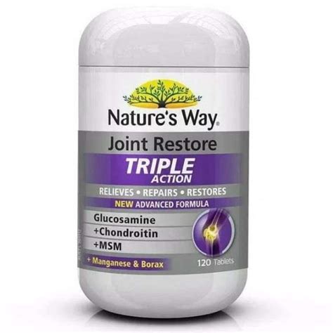 Jual Natures Way Joint Restore Triple Action 120 Tablets Di Seller