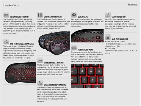 The Steelseries Merc Stealth Gaming Keyboard