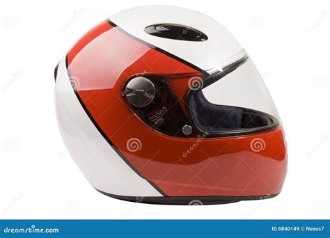 Helmet Side View Stock Image Image Of Motorcycle White 6840149