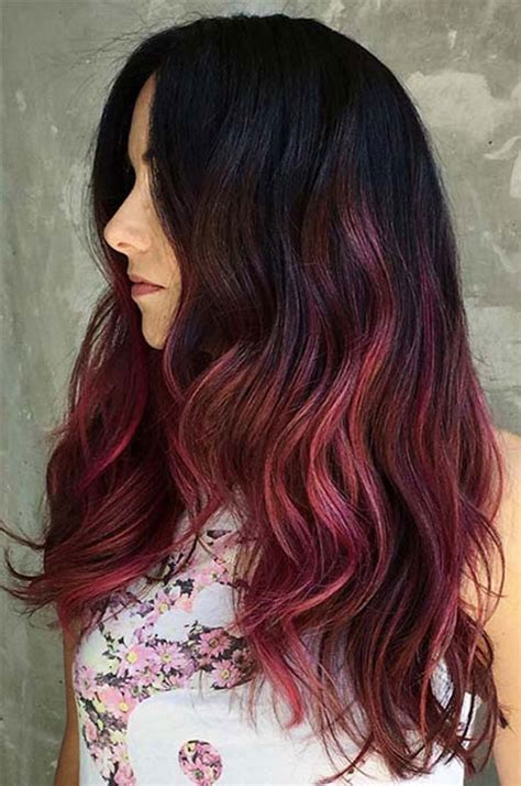 Best Ombre Hairstyles Blonde Red Black And Brown Hair
