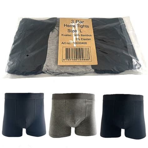 3 Pairs Of Bamboo Boxer Shorts For Men