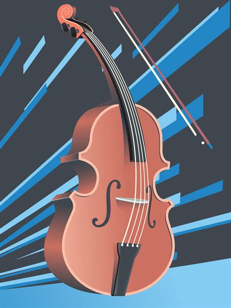 Illustration Of Bending Cello 24318121 Vector Art At Vecteezy
