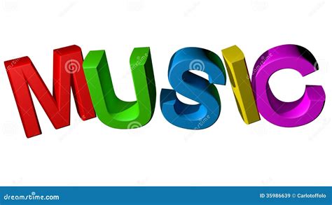 Colorful Music Royalty Free Stock Images Image 35986639