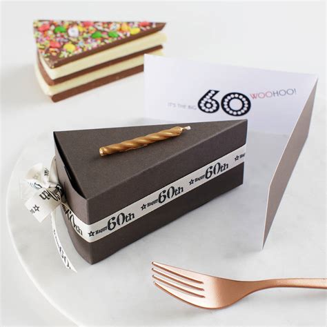 Milestone Birthday Chocolate Cake Slice With Candle By Quirky Chocolate