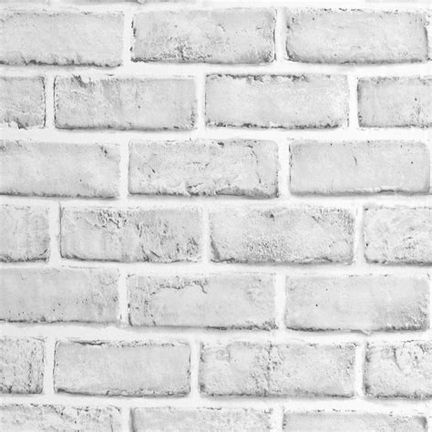 Buy Anmon White Brick Wallpaper Faux Brick Panels Peel And Stick Wallpaper 177 X 118 3d