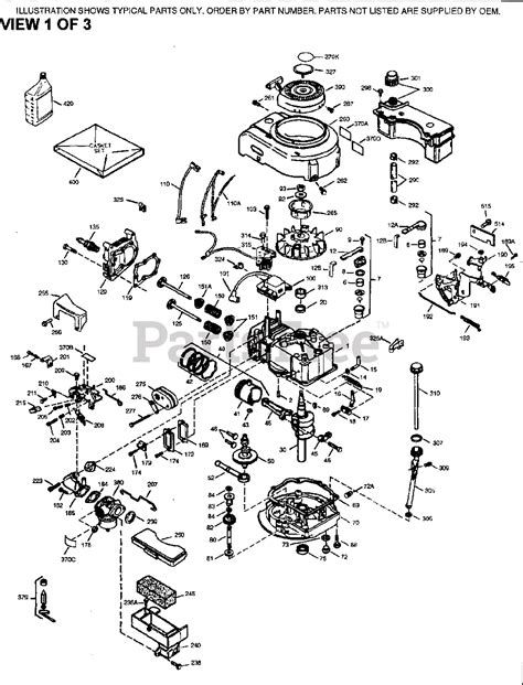 Tecumseh Tvs100 44035f Tecumseh Engine Engine Parts List 1 Parts