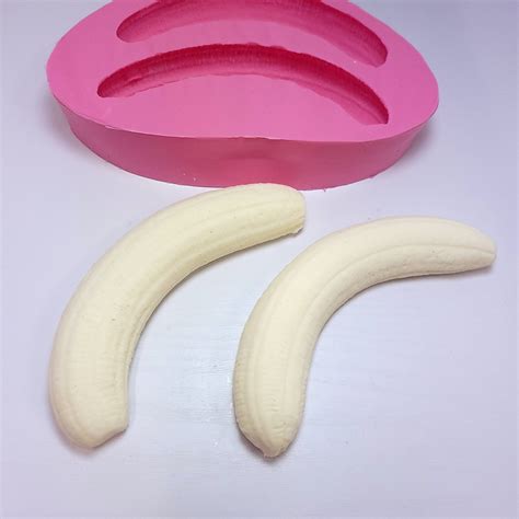 Bananas Silicone Mold Banana Split Wax Mold Resin Mold Real Etsy Uk