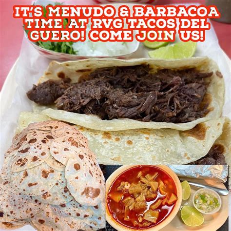GOOD MORNING!! OUR SATURDAY... - Rvg Tacos Del Guero Llc