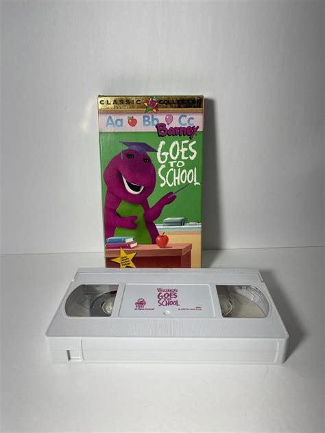 Barney Goes To School Vhs