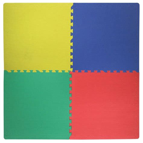 Cheap foam mats home depot offers are not all made equally. TrafficMASTER Primary Color 24 in. x 24 in. Square ...