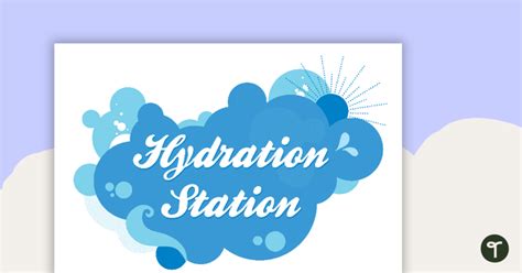 Hydration Station Signs