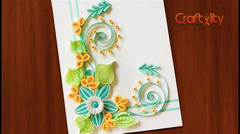 How To Make Paper Quilling Birthday Card For Best Friends Handmade