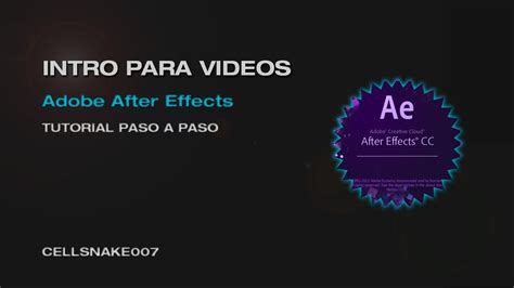 Simply put, it's a mix of adobe in the after effects text tutorials you will find out how to move files from photoshop to after as more or less advanced after effects cc tutorial, we will dive into advanced background configurations. Tutorial Adobe After Effects CS5 [Crear intro animado ...