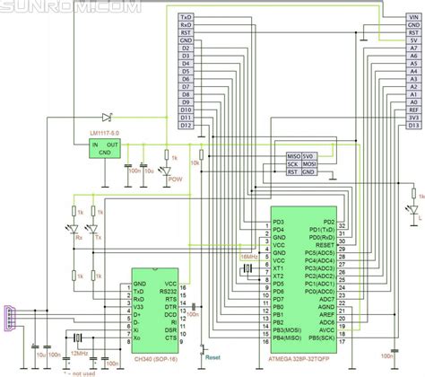 Arduino Nano Schematic Ch340 Wiring Diagram