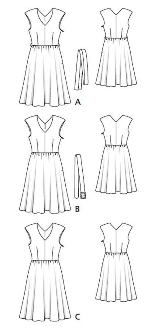 Princess Line Dress 022017 114b Sewing Patterns