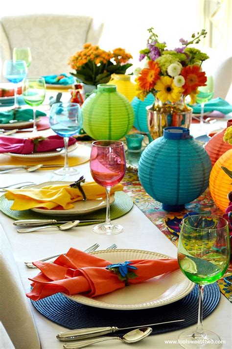 See more ideas about mexican dinner party, party, mexican dinner. Decorating the Table for a Cinco de Mayo Celebration ...