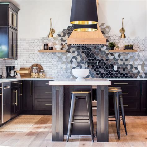 People are becoming more unique with their choices of tile backsplash pattern. Trendy Tile Designs Inspired by One Custom Backsplash ...