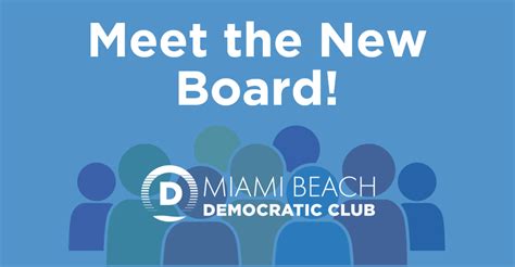 Meet The New Board Miami Beach Democratic Club