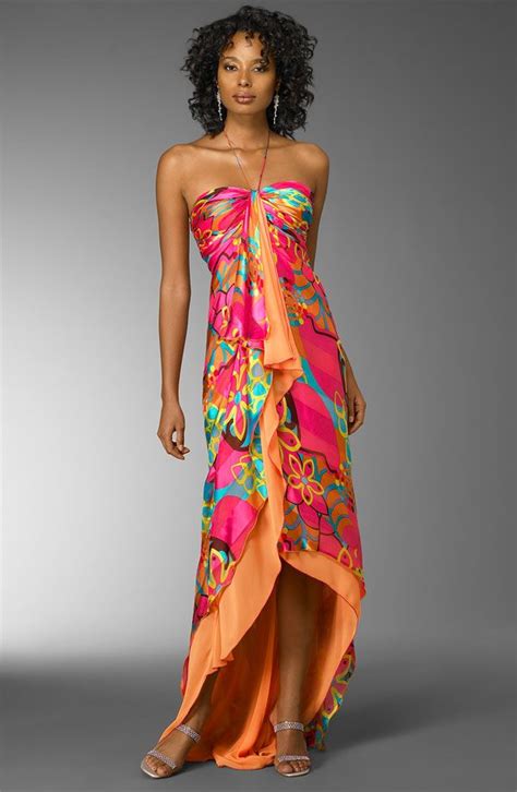 Great finds up to 70% off · new deals every day Mary L Couture Tropical Gown | Tropical bridesmaid dresses ...