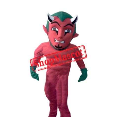 Halloween Red Devil Mascot Costume