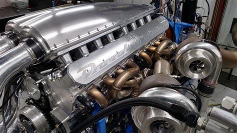 Steve Morris Engines 5000 Hp Quad Turbo 123 Liter V16