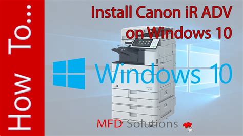 Download drivers for canon pixma mg6850 for windows 10, windows vista, windows 7, windows 8, windows 8.1, windows xp. Install Canon iR ADVANCE printer driver on Windows 10 ...