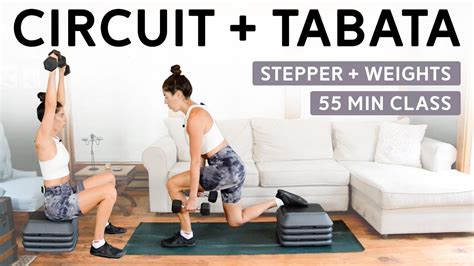 Circuit Tabata Workout Mins Stepper Weights Youtube