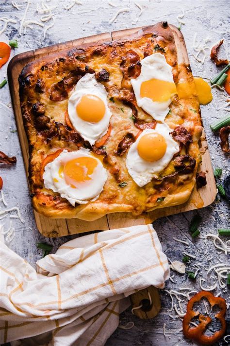 Bacon Egg And Sausage Breakfast Pizza Dad With A Pan