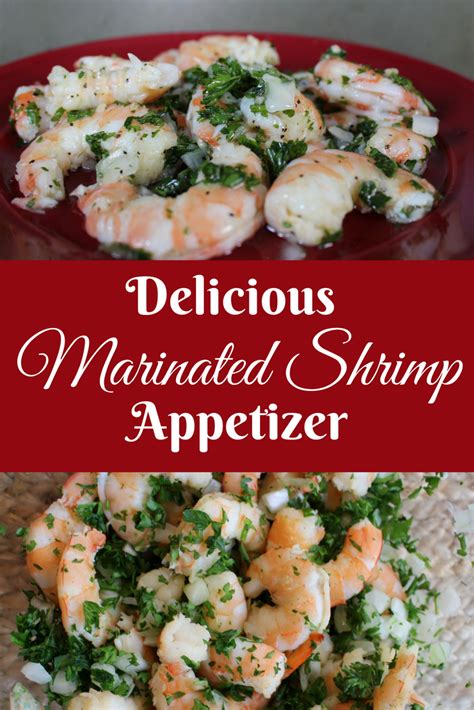 Shrimp is a great fish to marinate. Delicious Marinated Shrimp Appetizer | Marinated shrimp ...