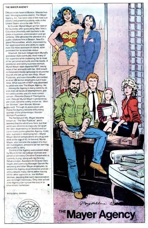 Whos Who 1989 Annual Wonder Woman Annual 2 The Mayer Agency By Mary