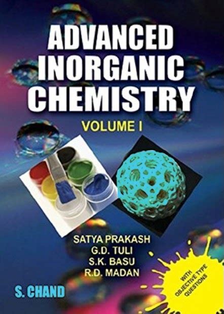 Book Advanced Inorganic Chemistry Volume I For Bsc In Pdf