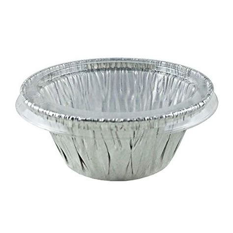 Handi Foil 35 Oz Aluminum Foil Cup Wclear Lid Ramekincupcaketart