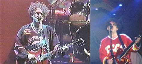 Robert Smith Of The Cure In Las Vegas Thunder And Ussr Hockey Jerseys