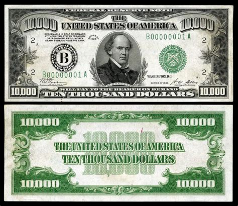 10000 Dollar Bill For Sale