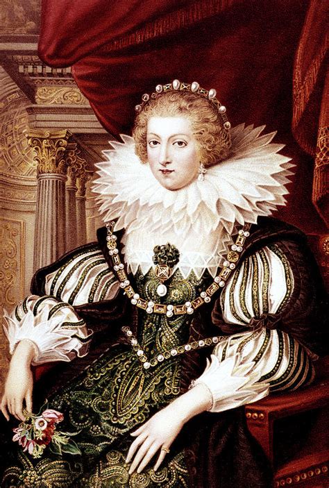 1600s Anne Of Austria Portrait By Peter Painting By Vintage Images Pixels