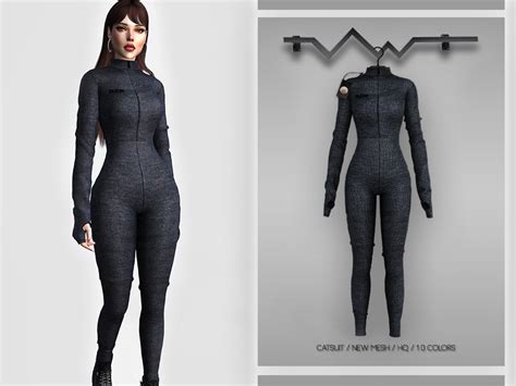 Catsuit Bd378 By Busra Tr From Tsr • Sims 4 Downloads