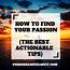 How To Find Your Passion With Quiz