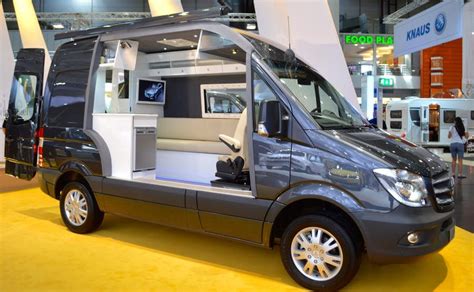 Mercedes Benz Shows The New Sprinter S Camping Potential With A Cut Away Concept Sprinter Rv
